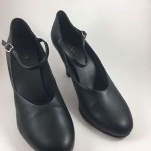 So Danca CH53 Black Buckle Strap PU Character Danc